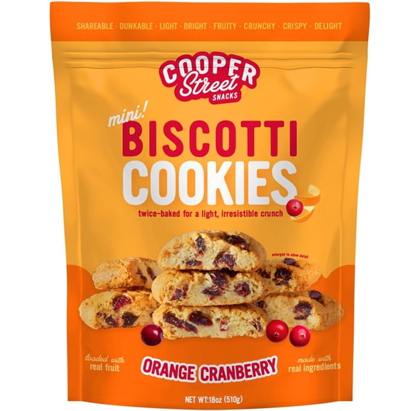 Cooper Street Orange Cranberry Cookies, 18 oz.