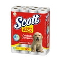 thumbnail image 2 of Scott Cuidado Completo Triple Sheet Bath Tissue Paper, 40 ct., 190 sheets/roll, 2 of 9