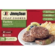 Jimmy Dean Fully Cooked Turkey Sausage Patties 24 ct.