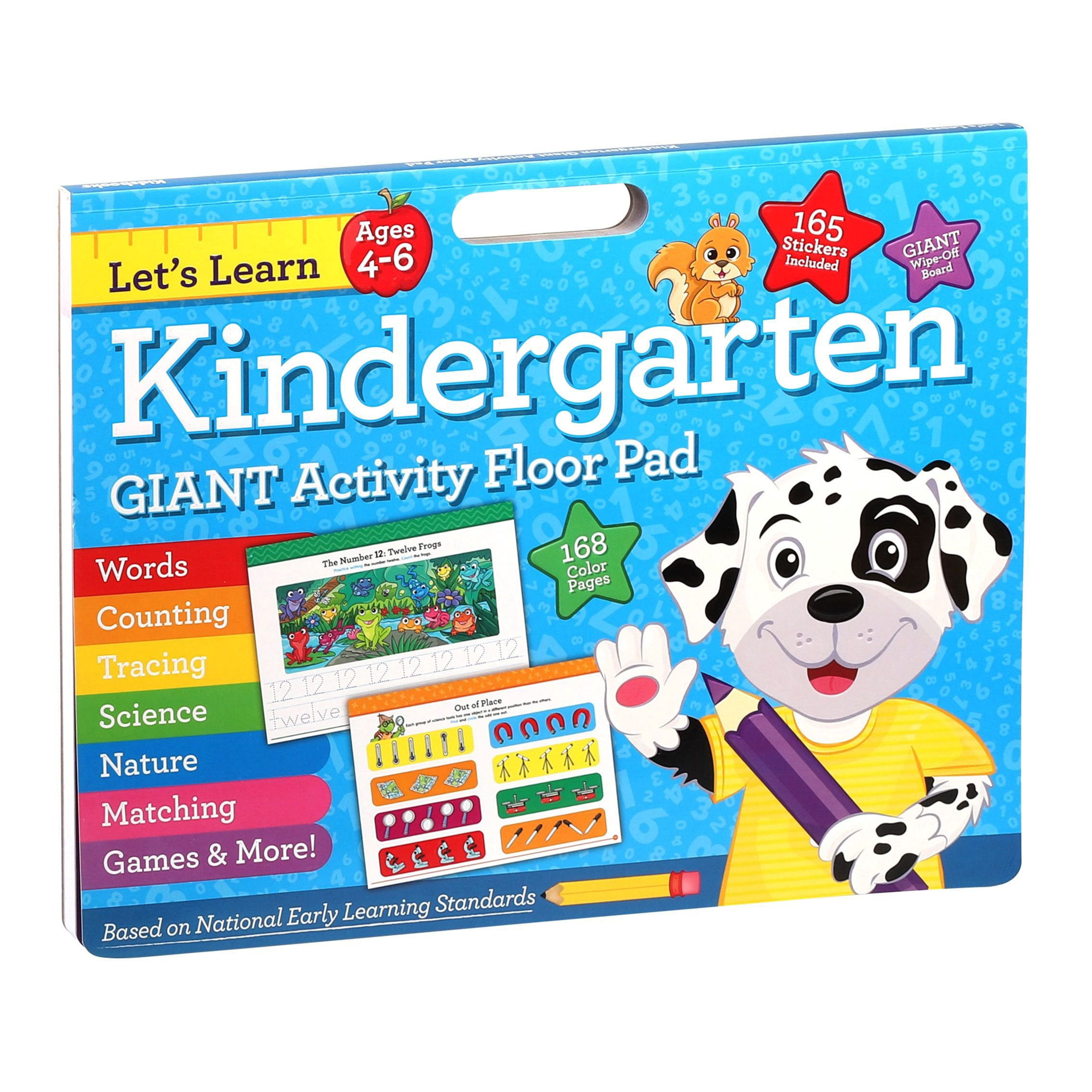 Sam's Exclusive - Let's Learn Kindergarten Floor Pad, Paperback