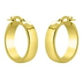 thumbnail image 1 of 14K Italian Gold 20mm Hoop Earrings, 1 of 4