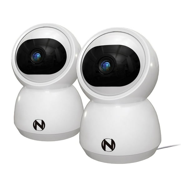 Night Owl Indoor Wi-Fi 3MP Deterrence Camera with Pan, Tilt and 2-Way Audio, 2 pk.