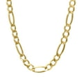 thumbnail image 1 of Solid Figaro Chain Necklace in 14K Gold, 1 of 5