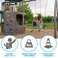 thumbnail image 3 of Lifetime Adventure Tower Swing Set Playset, 3 of 12