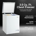 thumbnail image 2 of Igloo 3.5 Cu. Ft. Chest Freezer, White, 2 of 8