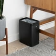 thumbnail image 5 of Clorox Slim Open Top Anti-Microbial Odor Protection 2.6 Gallon Stainless Steel Trash Can - Silver or Black, 5 of 6