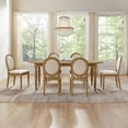 thumbnail image 2 of Crosley Daphne 7-Piece Dining Set in Rustic Brown/Crème, 2 of 17