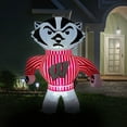 thumbnail image 6 of Logo Brands Wisconsin Badgers 7' Team Inflatable, 6 of 6
