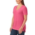 thumbnail image 3 of Member's Mark Women's Short Sleeve V-Neck Tee, 3 of 4