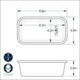thumbnail image 5 of Nordic Ware Naturals 2-Piece Aluminum 1lb Loaf Pan, 5 of 5