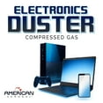 thumbnail image 2 of American Aerosol Compressed Gas Electronics Duster 10 oz., 4 Pack, 2 of 8