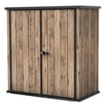 thumbnail image 2 of Keter Signature Collection Vertical XL Resin Outdoor Storage Shed, Pine, 2 of 15