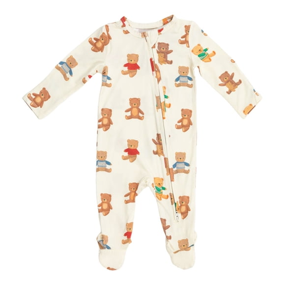 Angel Dear Baby Boys 2-Way Zipper Footie