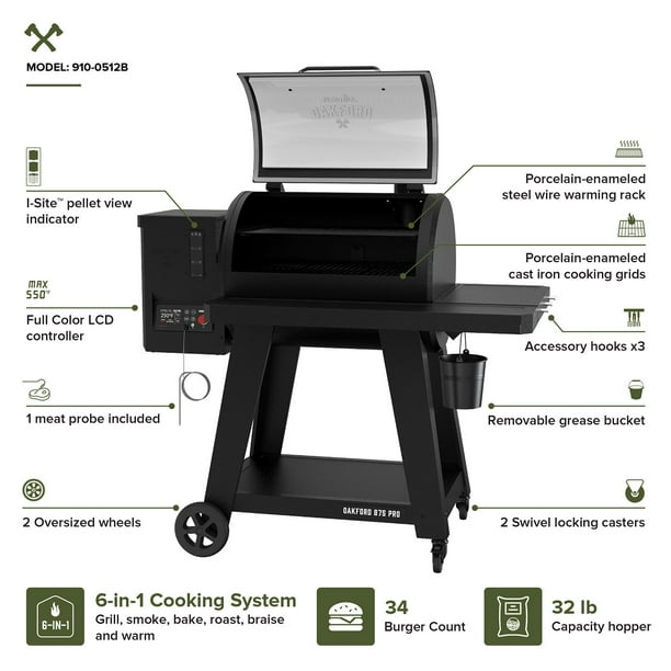 NEXGRILL Oakford 875 PRO Pellet Smoker Grill - Samsclub.com