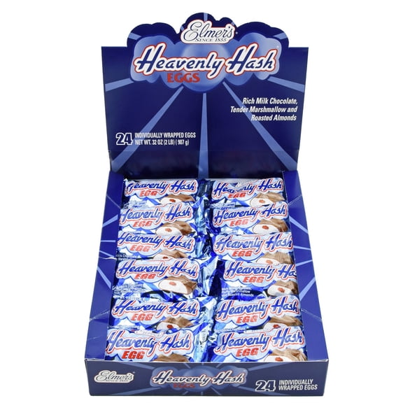 Elmer Milk Chocolate Easter Egg, Heavenly Hash, 24 pk.