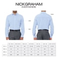 thumbnail image 9 of Nick Graham Men's Modern Fit Traveler Dress Shirt, 9 of 9