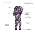 thumbnail image 5 of Member's Mark Girls 4-Piece Organic Cotton Pajama Set, 5 of 13