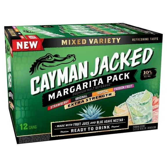 Cayman Jacked Margarita Pack, 12 fl. oz. can, 12 pk.