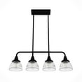 thumbnail image 9 of Hunter Cypress Grove with Clear Holophane Glass 4 Light Chandelier Ceiling Light Fixture, 9 of 10