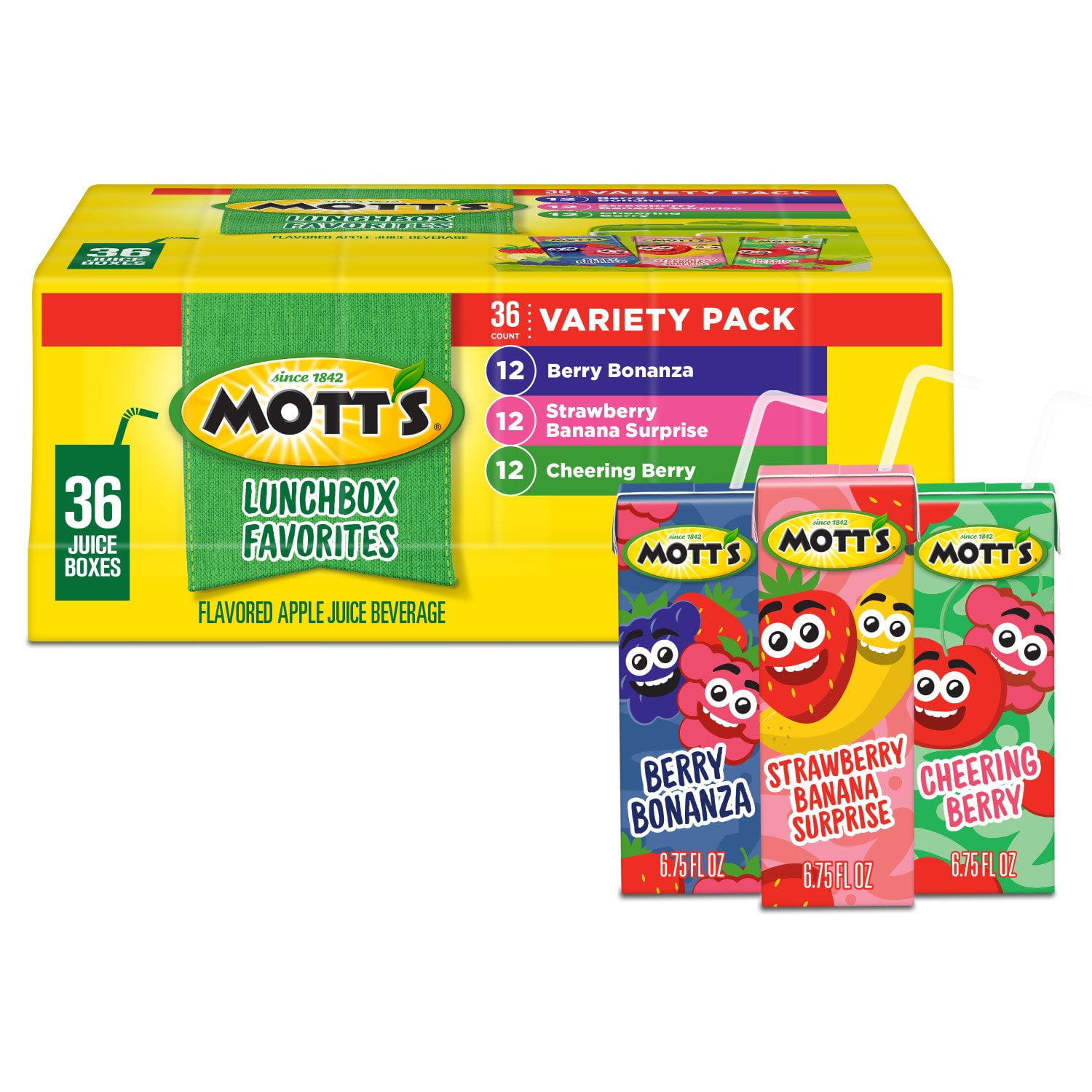 Mott's Juice Lunchbox Favorites, 6.75 fl. oz., 36 pk. - Samsclub.com