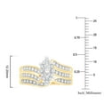 thumbnail image 7 of 0.47 CT. T.W. Round Cut Halo Diamond Ring & Band Set in 14K Gold, 7 of 7