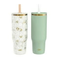 thumbnail image 3 of Zak Designs 30-oz. Stainless Steel Double Wall Sutton Flex Tumbler, 2-Piece Set, 3 of 10