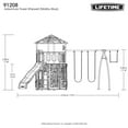 thumbnail image 11 of Lifetime Adventure Tower Swing Set Playset, 11 of 12