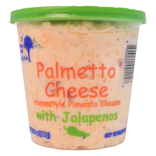 Palmetto Cheese Homestyle Pimento Cheese with Jalapenos 24 oz.