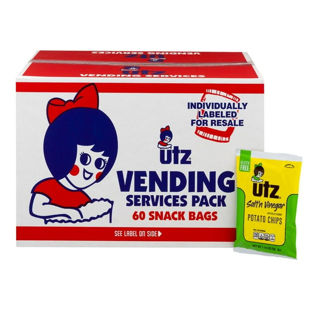 Utz Salt and Vinegar Chips, 1 oz., 60 pk.