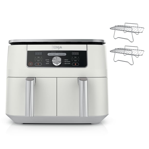 Anna② Ninja Foodi 6-in-1, 8-Quart 2 Basket Air Fryer with DualZone