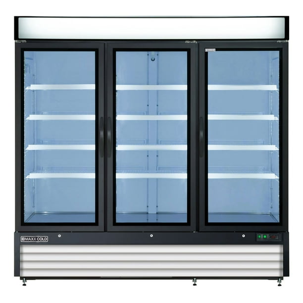 Maxx Cold X-Series Triple Door Upright Merchandiser Freezer (72 cu