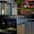 thumbnail image 5 of Black Aluminum Hampton Solar Lamp, 5 of 9