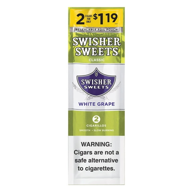 Swisher Sweets Cigarillos White Grape Pre-Priced 2 ct., 30 pk. -  Samsclub.com