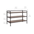 thumbnail image 4 of Seville Classics 3-Tier Resin Slat Shoe Rack, 26.5" W x 12.2" D x 19" H Assorted Colors, 4 of 22