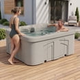 thumbnail image 2 of Lifesmart LS100DX 4-Person 20-Jet 110v Plug and Play Spa with Waterfall, 2 of 10