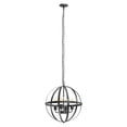 thumbnail image 4 of Cedar Hill 4-Light Open Metal Globe Chandelier, 4 light bulbs Included, 4 of 6