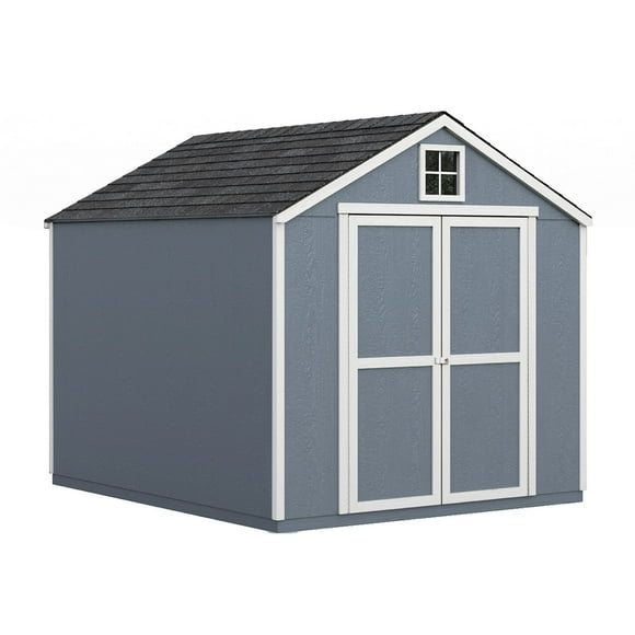 Handy Home Products Gable 8' x10' Outdoor Wooden Shed, Choose Installation