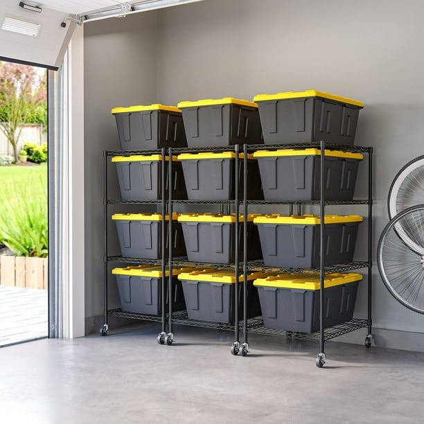 Seville Classics UltraDurable NSF-Certified Steel Tote Shelving