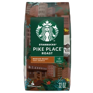 Starbucks Medium Roast Ground Coffee, Pike Place, 32 oz.