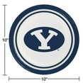 thumbnail image 2 of Collegiate Round Paper Plates, 10", 85 ct., Choose Your Team, 2 of 6