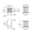 thumbnail image 6 of Mayne Cape Cod Square Planter, Choose Size, 6 of 6