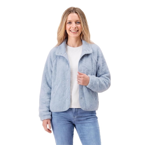 Jakke DAME SHACKET COAT ライトブルー Member's Mark Women's Shacket - Samsclub.com