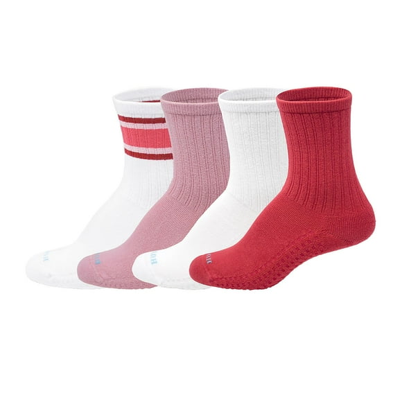 Hue Women's 4-Pack Retro Stripe Crew Sock