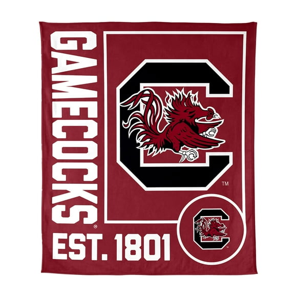 Logo Brands South Carolina Gamecocks 60"x70" Super Plush Blanket
