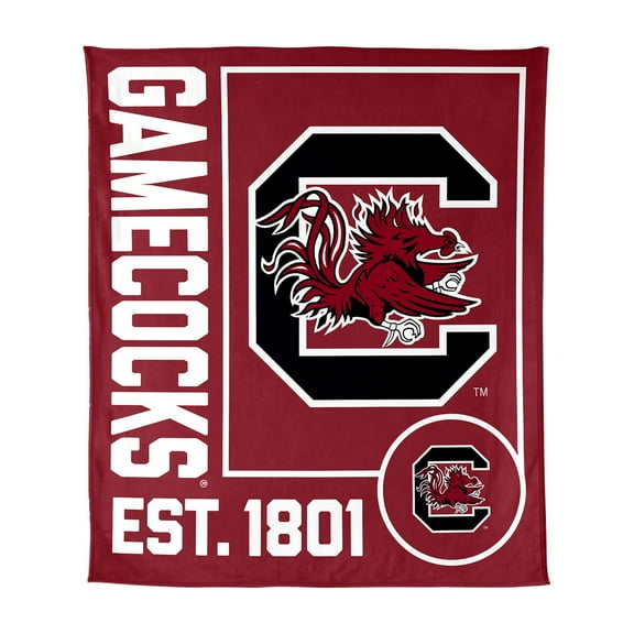 Logo Brands South Carolina Gamecocks 60"x70" Super Plush Blanket