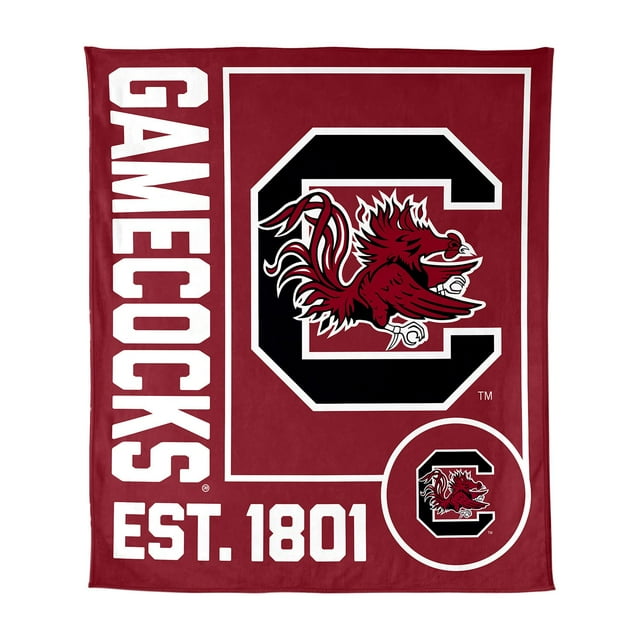 Logo Brands South Carolina Gamecocks 60"x70" Super Plush Blanket