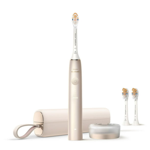 Philips Sonicare Prestige 9900 Power Toothbrush, Champagne, with