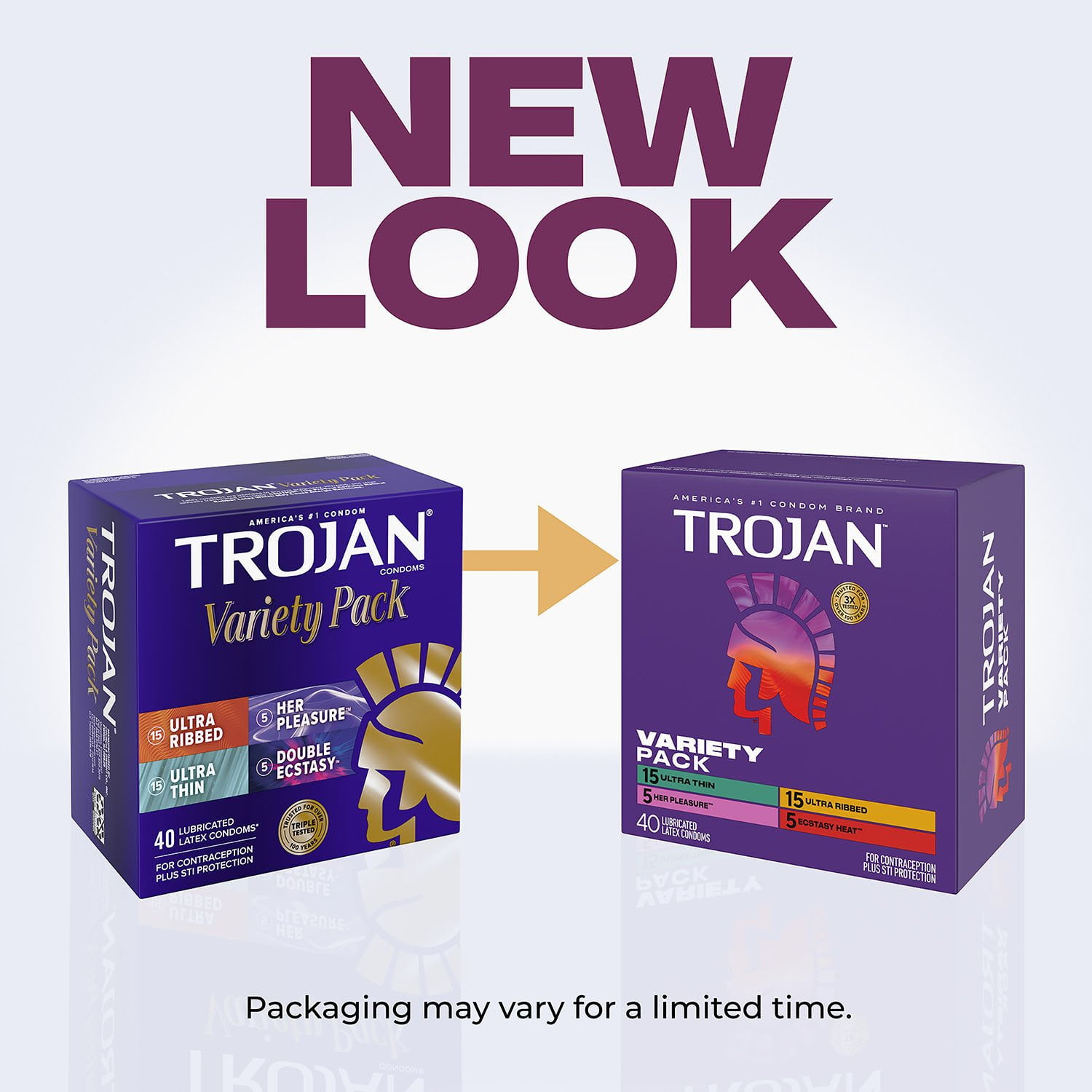trojan pleasure pack premium lubricated latex condoms 40 count Logan 4 Pressure Levels and 9 Sucking Penis Pump Male Sex Toys main image 1