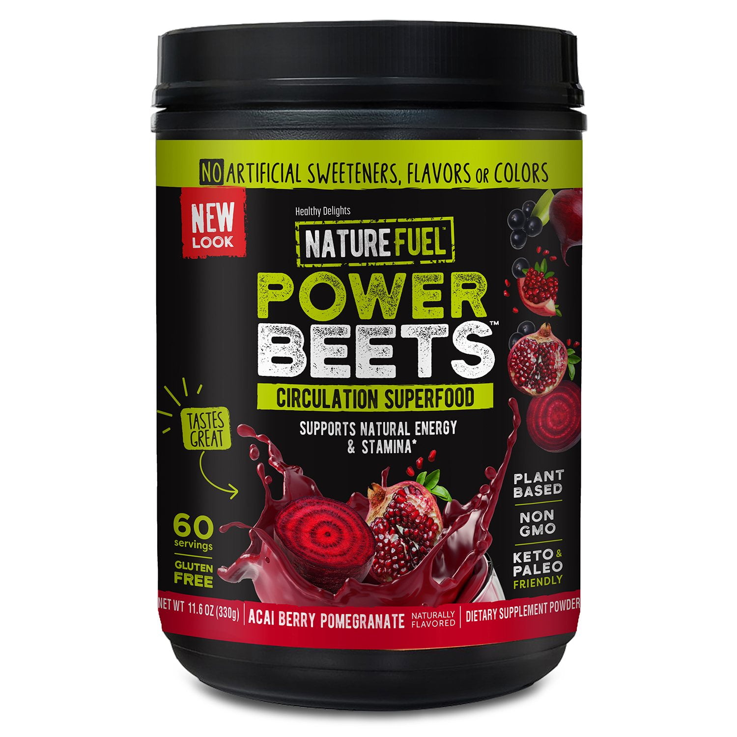 その他 Purenature Nature Fuel Power Beets Circulation Superfood Juice Powder, 60