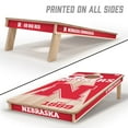 thumbnail image 2 of YouTheFan Nebraska Cornhuskers 2'x4' Cornhole Board Set, 2 of 6